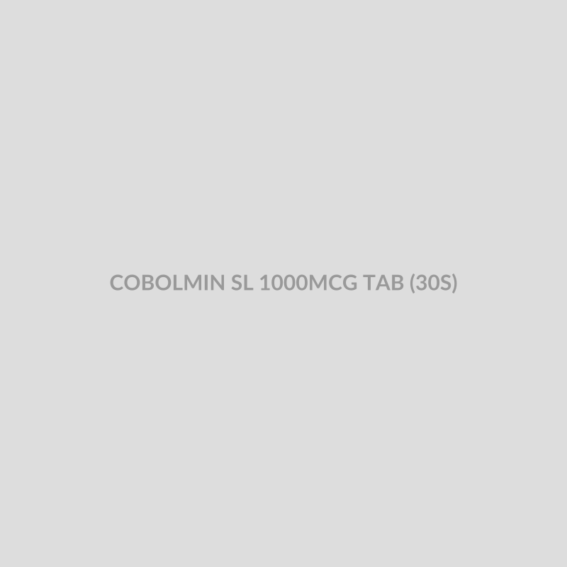 COBOLMIN SL 1000MCG TAB (30S) - Bolan Clinic Pharmacy