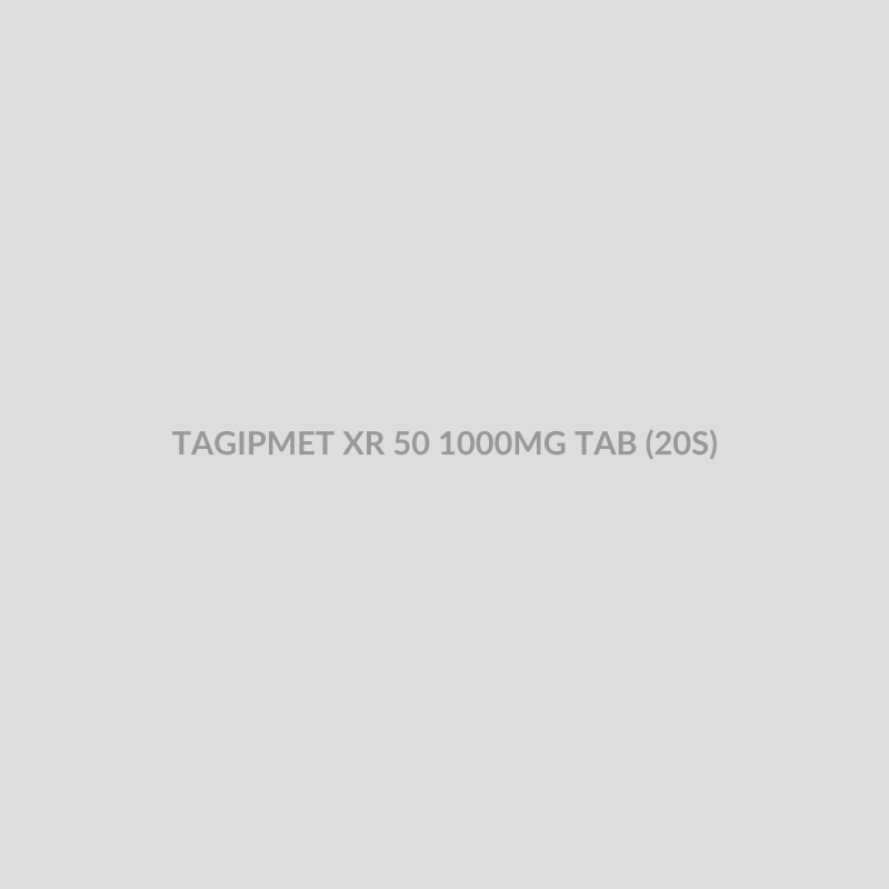 TAGIPMET XR 50 1000MG TAB (20S) - Bolan Clinic Pharmacy