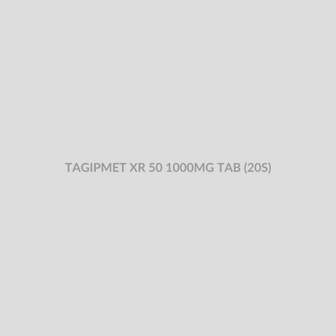 TAGIPMET XR 50 1000MG TAB (20S) - Bolan Clinic Pharmacy