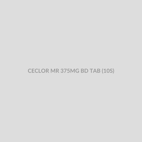 CECLOR MR 375MG BD TAB (10S) - Bolan Clinic Pharmacy