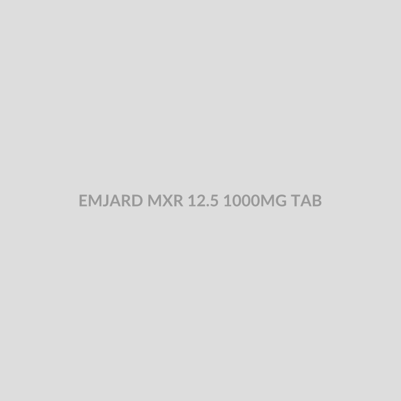 EMJARD MXR 12.5 1000MG TAB - Bolan Clinic Pharmacy