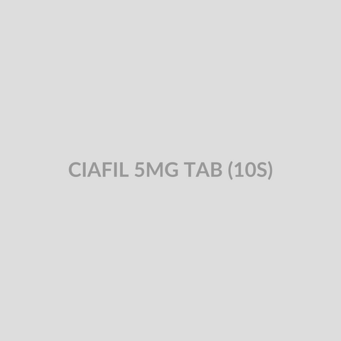 CIAFIL 5MG TAB (10S) - Bolan Clinic Pharmacy