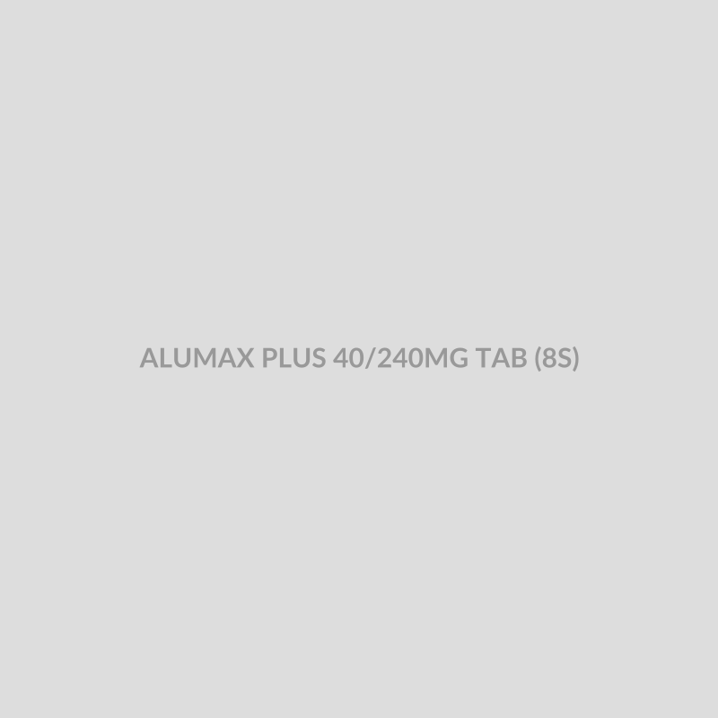 ALUMAX PLUS 40/240MG TAB (8S) - Bolan Clinic Pharmacy