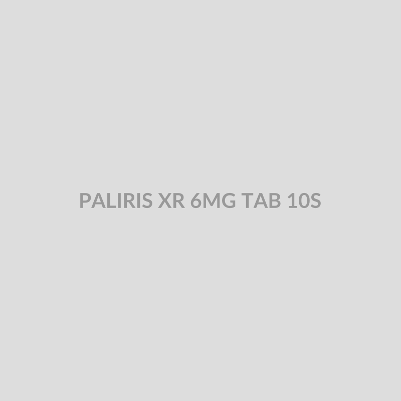 PALIRIS XR 6MG TAB 10S - Bolan Clinic Pharmacy