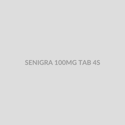 SENIGRA 100MG TAB 4S - Bolan Clinic Pharmacy