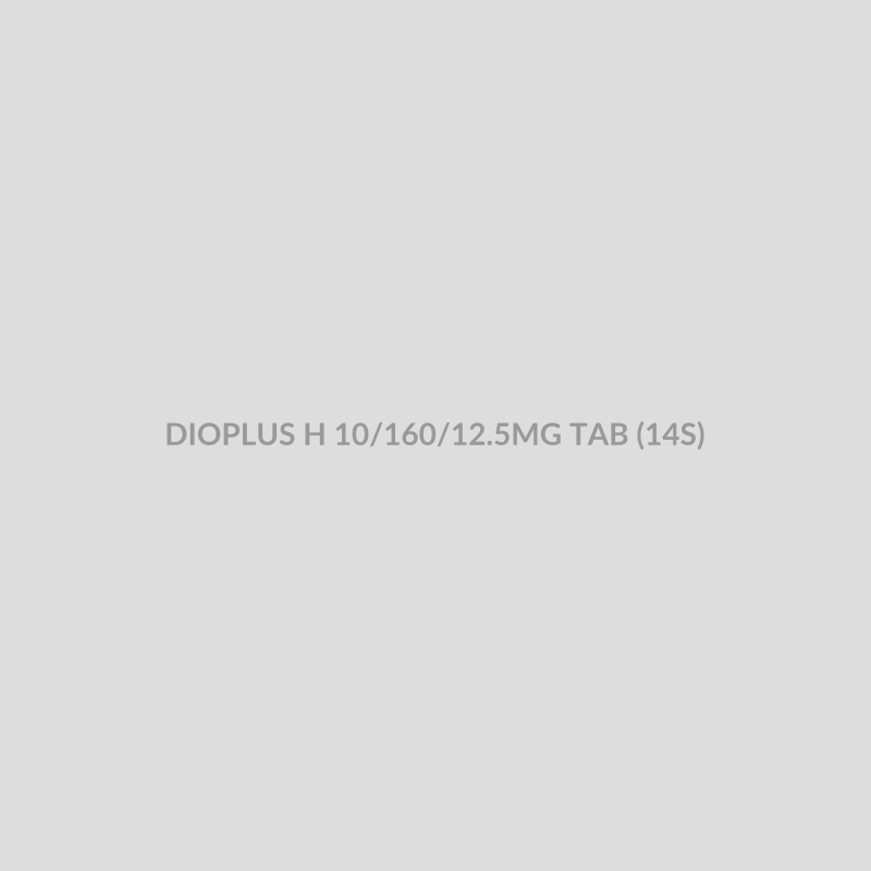DIOPLUS H 10/160/12.5MG TAB (14S) - Bolan Clinic Pharmacy
