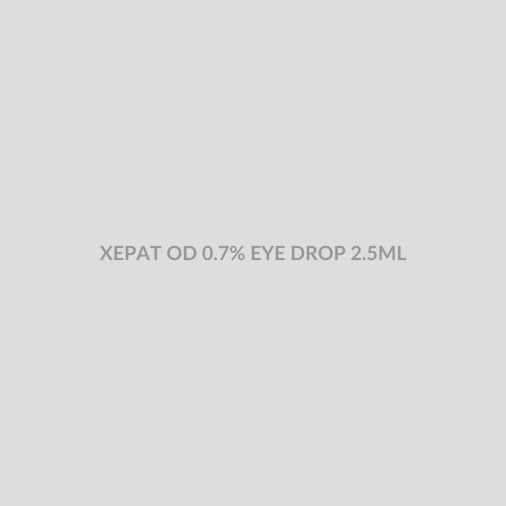 XEPAT OD 0.7% EYE DROP 2.5ML - Bolan Clinic Pharmacy