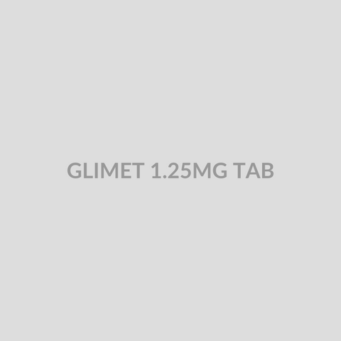 GLIMET 1.25MG TAB - Bolan Clinic Pharmacy