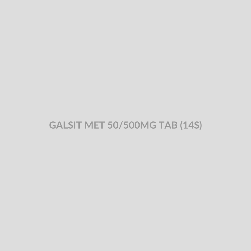 GALSIT MET 50/500MG TAB (14S) - Bolan Clinic Pharmacy