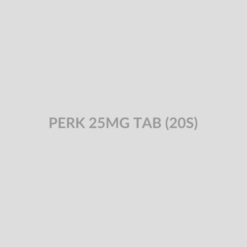 PERK 25MG TAB (20S) - Bolan Clinic Pharmacy