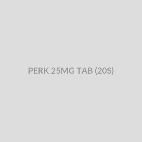PERK 25MG TAB (20S) - Bolan Clinic Pharmacy