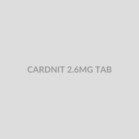 CARDNIT 2.6MG TAB - Bolan Clinic Pharmacy