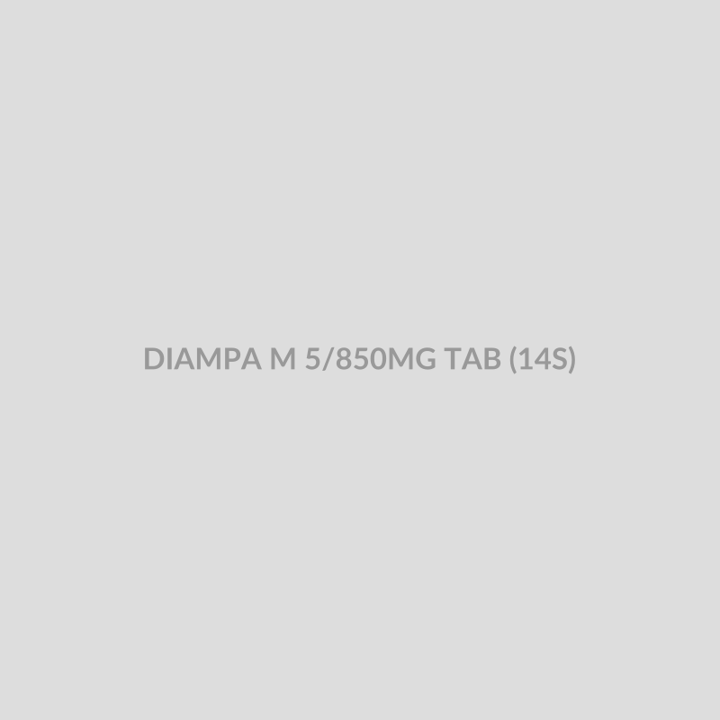 DIAMPA M 5/850MG TAB (14S) - Bolan Clinic Pharmacy