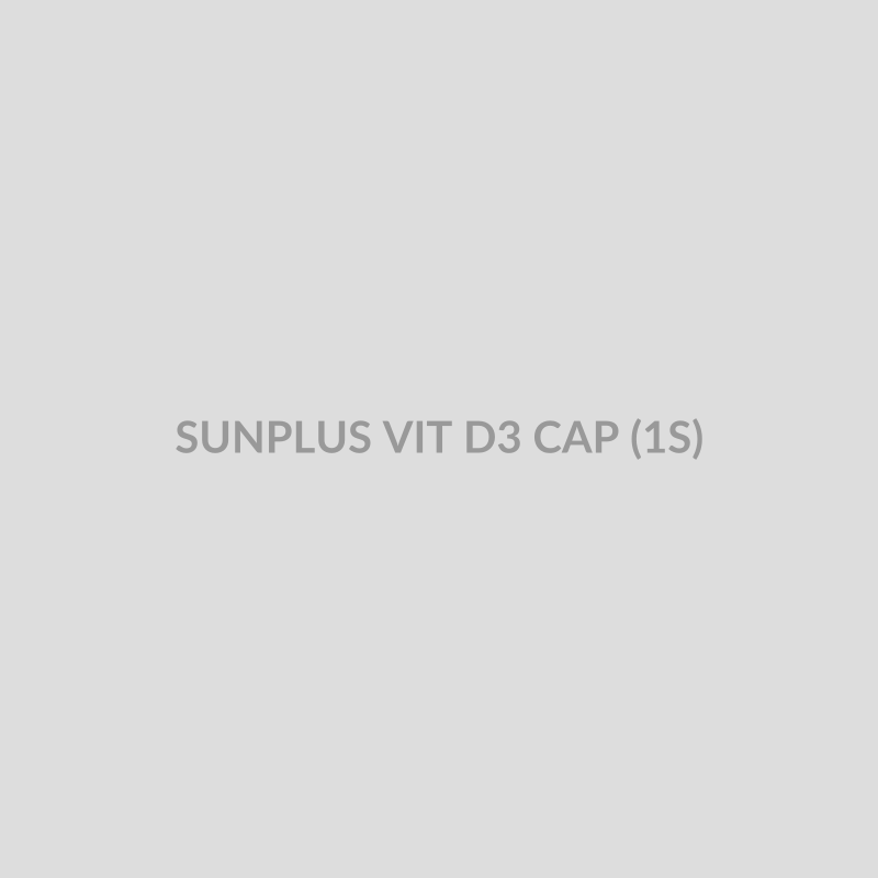 SUNPLUS VIT D3 CAP (1S) - Bolan Clinic Pharmacy