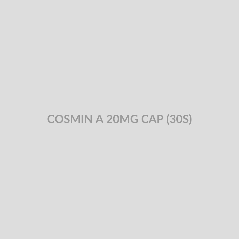 COSMIN A 20MG CAP (30S) - Bolan Clinic Pharmacy