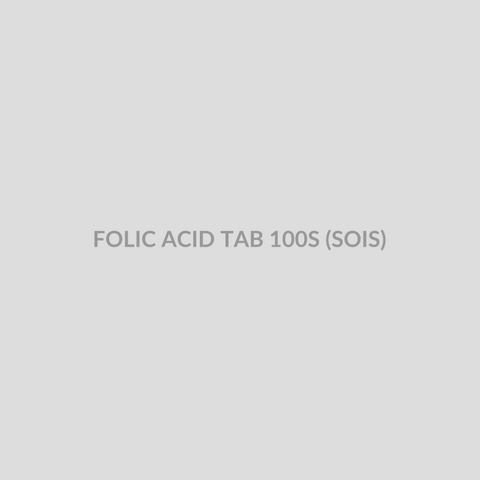 FOLIC ACID TAB 100S (SOIS) - Bolan Clinic Pharmacy