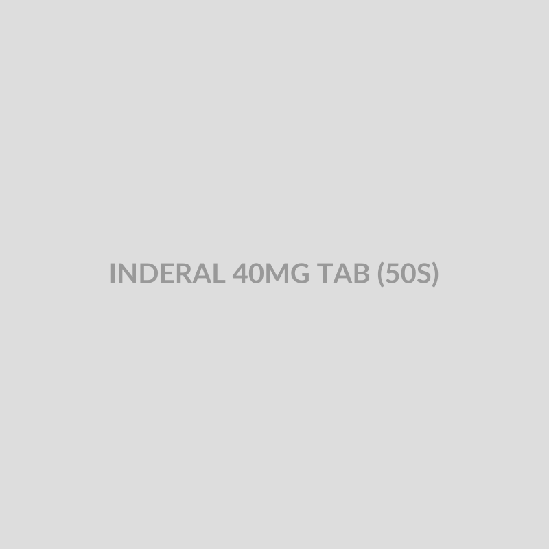 INDERAL 40MG TAB (50S) - Bolan Clinic Pharmacy