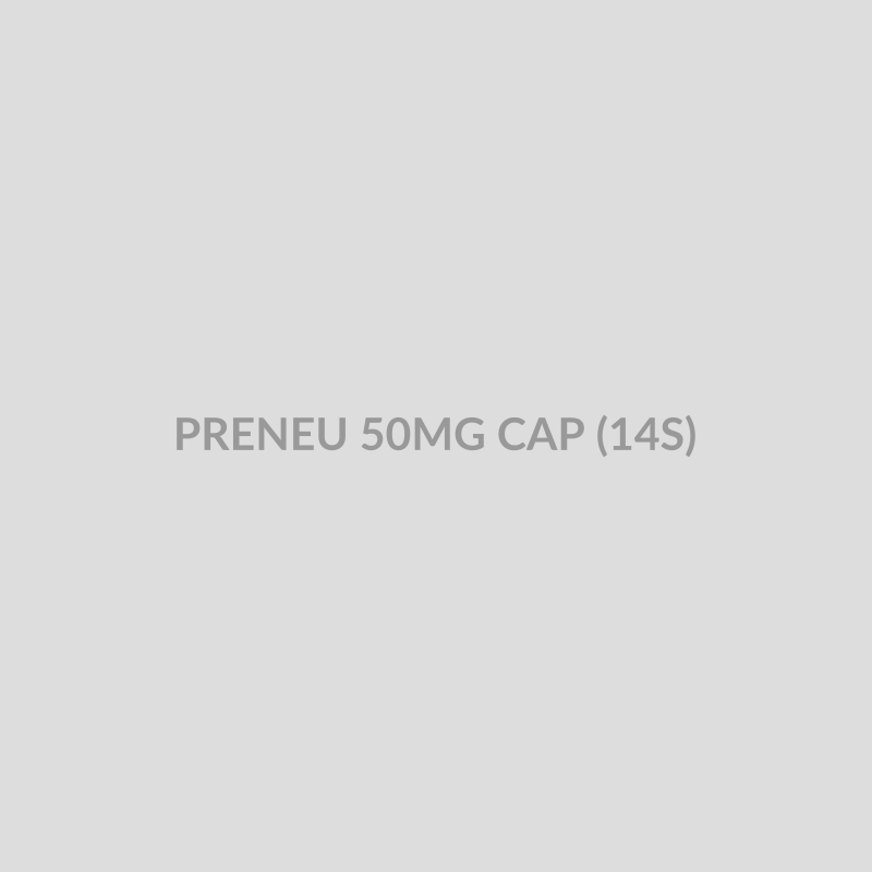 PRENEU 50MG CAP (14S) - Bolan Clinic Pharmacy