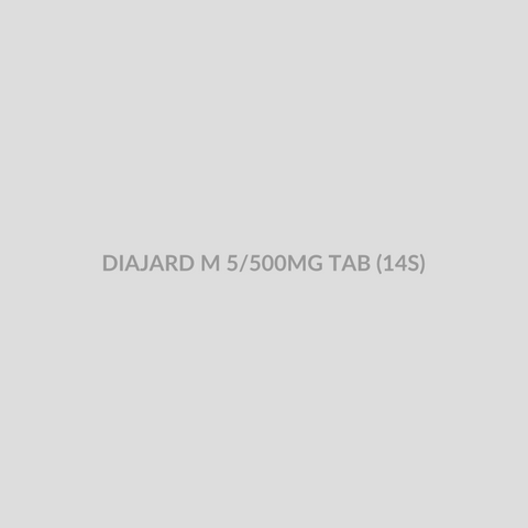 DIAJARD M 5/500MG TAB (14S) - Bolan Clinic Pharmacy