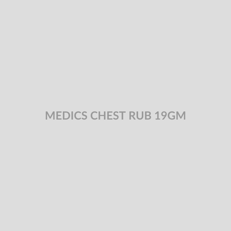 MEDICS CHEST RUB 19GM - Bolan Clinic Pharmacy