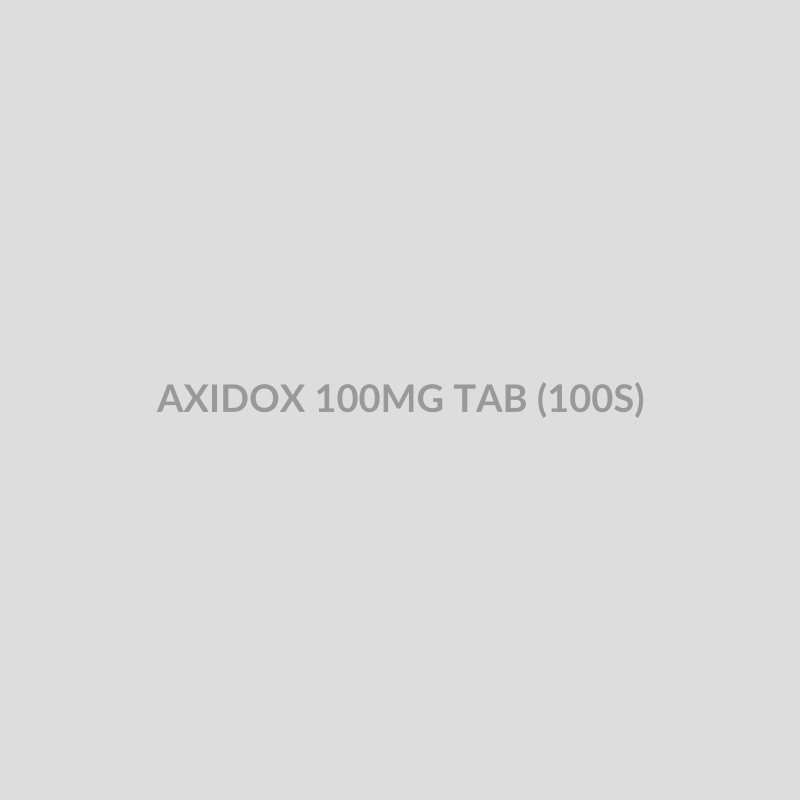 AXIDOX 100MG TAB (100S) - Bolan Clinic Pharmacy