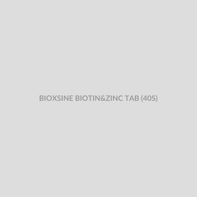 BIOXSINE BIOTIN&ZINC TAB (40S) - Bolan Clinic Pharmacy
