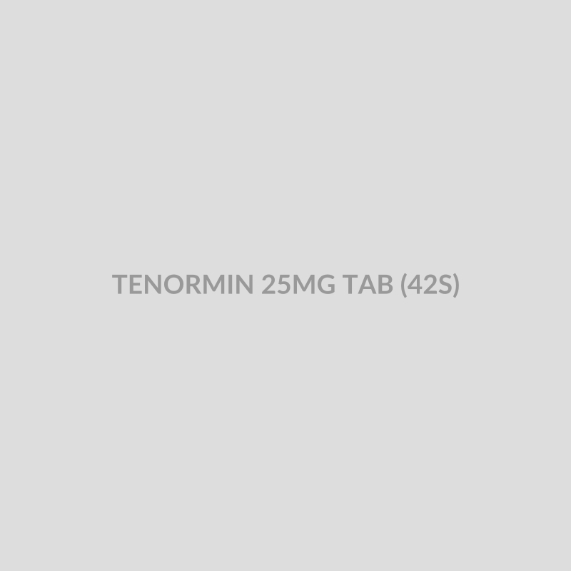 TENORMIN 25MG TAB (42S) - Bolan Clinic Pharmacy