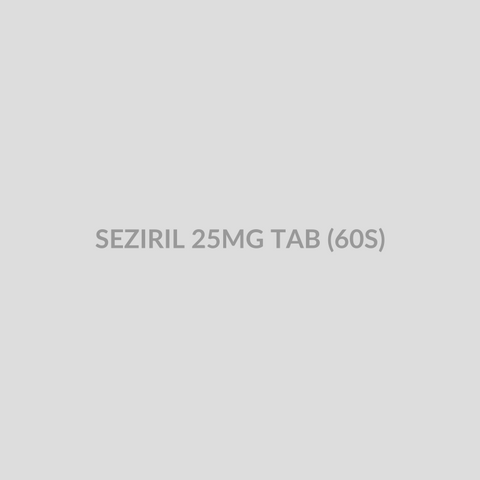 SEZIRIL 25MG TAB (60S) - Bolan Clinic Pharmacy
