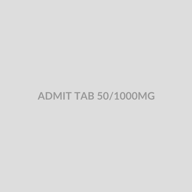 ADMIT TAB 50/1000MG - Bolan Clinic Pharmacy
