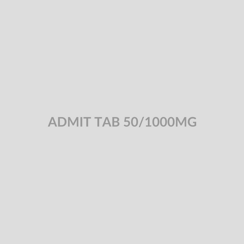 ADMIT TAB 50/1000MG - Bolan Clinic Pharmacy