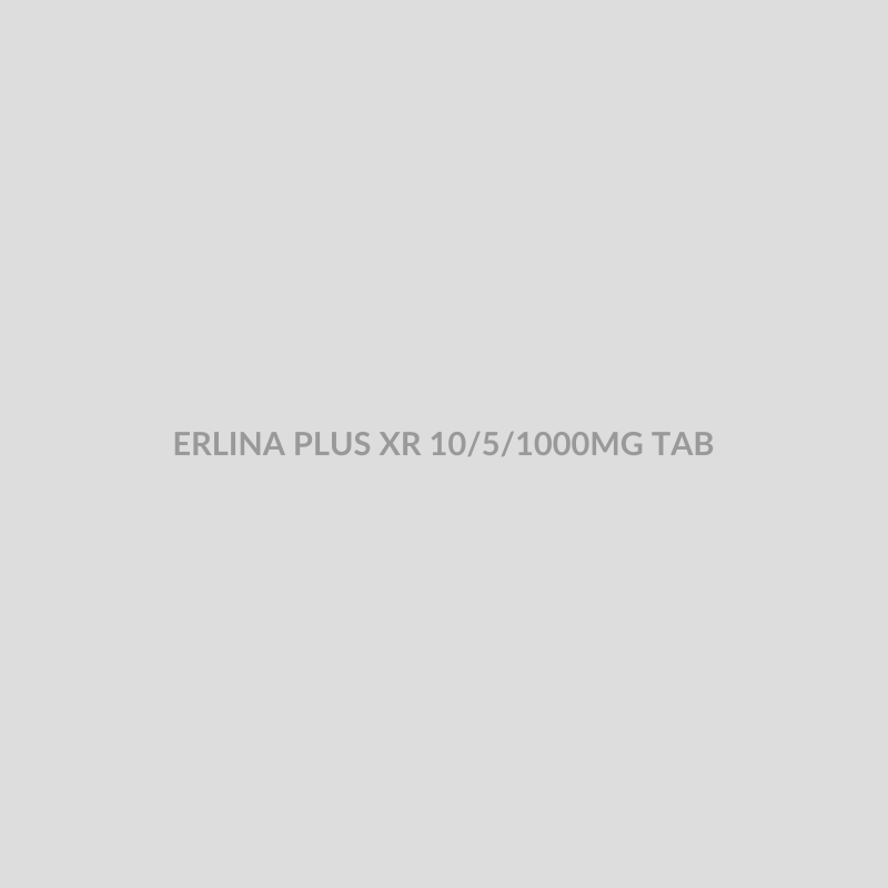 ERLINA PLUS XR 10/5/1000MG TAB - Bolan Clinic Pharmacy