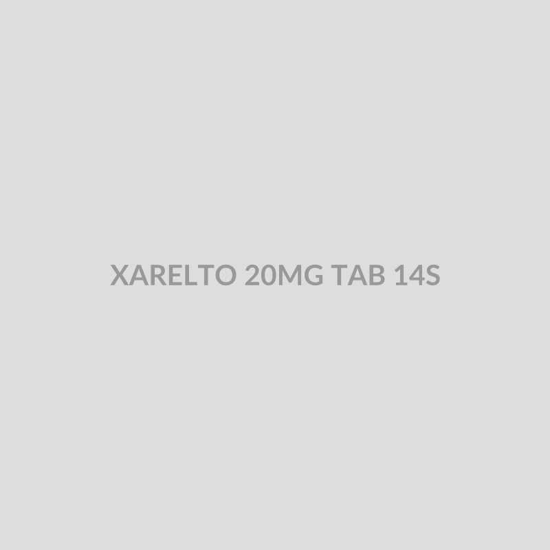 XARELTO 20MG TAB 14S - Bolan Clinic Pharmacy