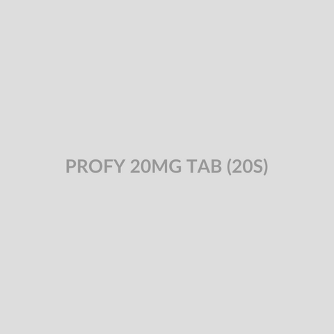 PROFY 20MG TAB (20S) - Bolan Clinic Pharmacy