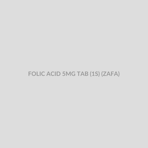 FOLIC ACID 5MG TAB (1S) (ZAFA) - Bolan Clinic Pharmacy