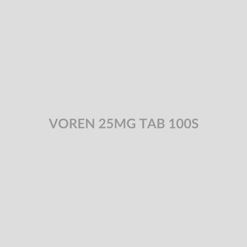 VOREN 25MG TAB 100S - Bolan Clinic Pharmacy