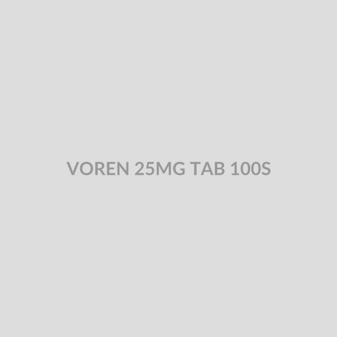 VOREN 25MG TAB 100S - Bolan Clinic Pharmacy