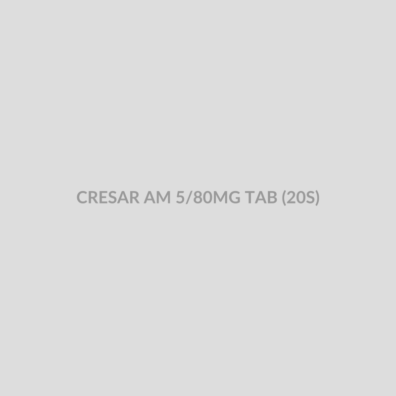 CRESAR AM 5/80MG TAB (20S) - Bolan Clinic Pharmacy