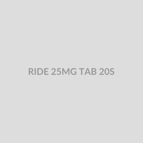 RIDE 25MG TAB 20S - Bolan Clinic Pharmacy