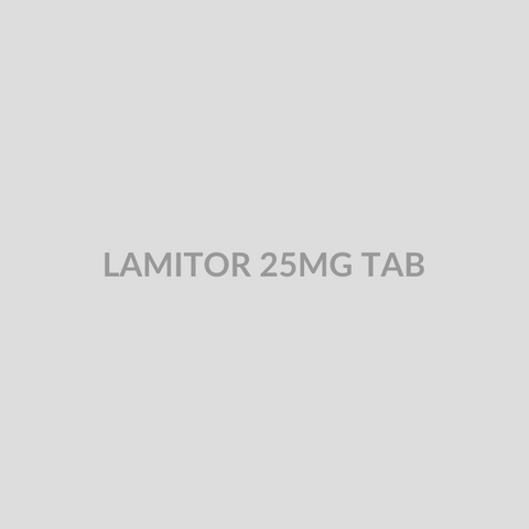 LAMITOR 25MG TAB - Bolan Clinic Pharmacy
