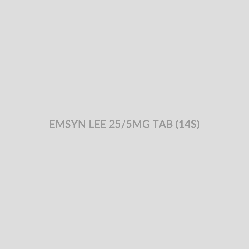 EMSYN LEE 25/5MG TAB (14S) - Bolan Clinic Pharmacy