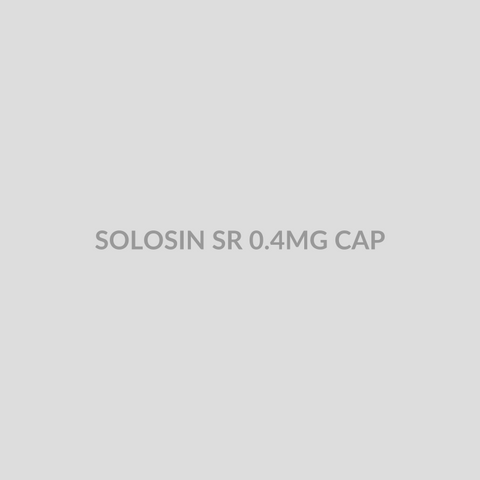 SOLOSIN SR 0.4MG CAP - Bolan Clinic Pharmacy