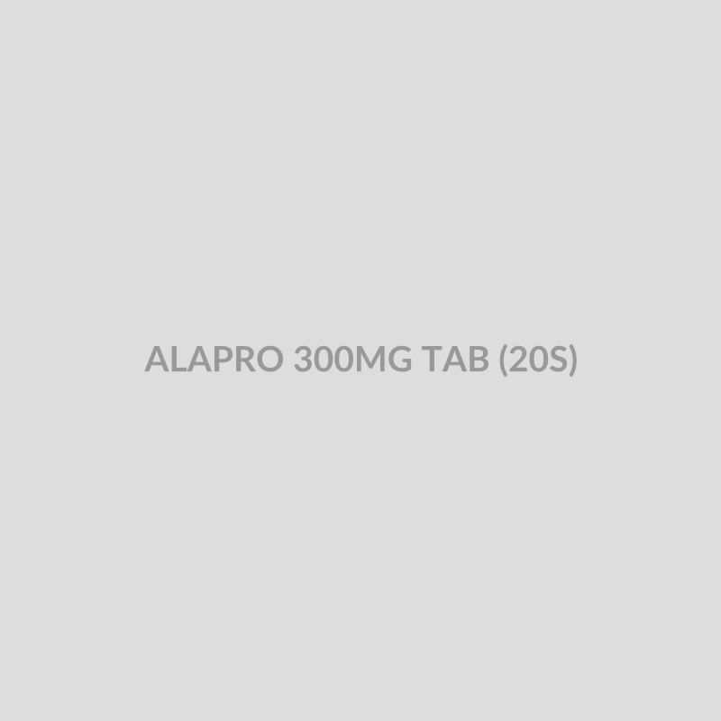 ALAPRO 300MG TAB (20S) - Bolan Clinic Pharmacy
