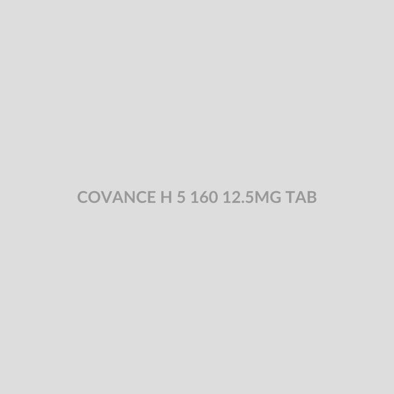 COVANCE H 5 160 12.5MG TAB - Bolan Clinic Pharmacy