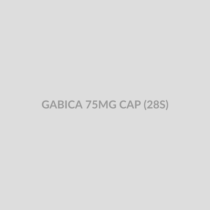 GABICA 75MG CAP (28S) - Bolan Clinic Pharmacy