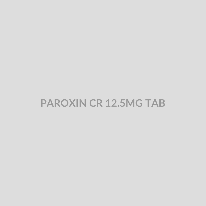 PAROXIN CR 12.5MG TAB - Bolan Clinic Pharmacy