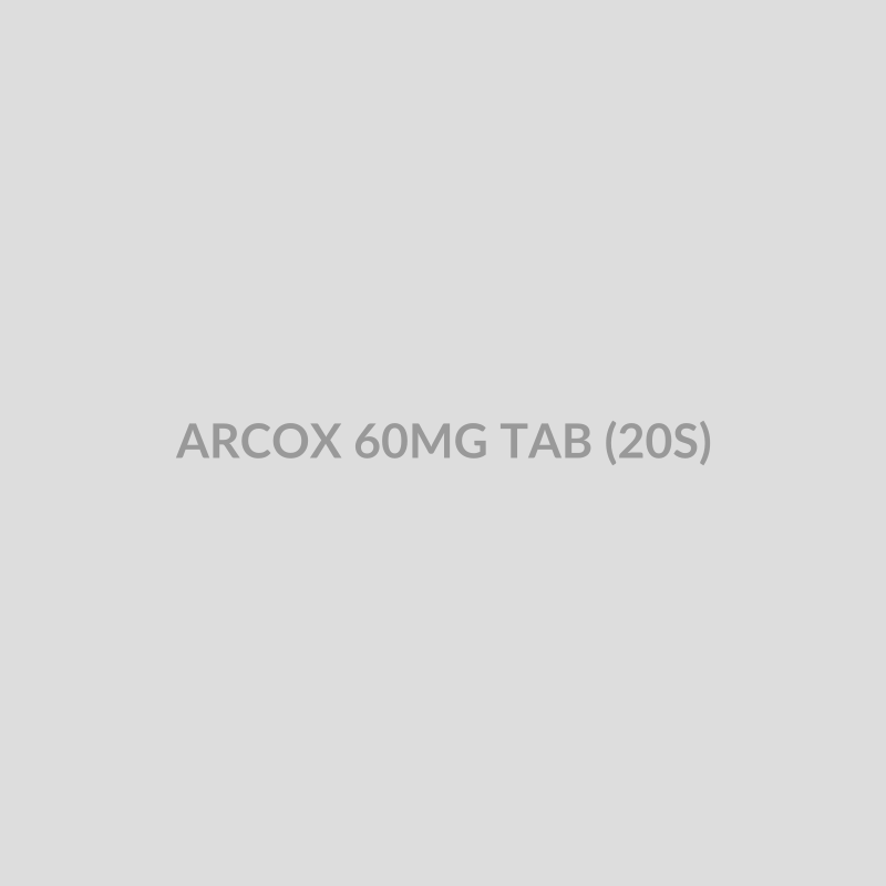 ARCOX 60MG TAB (20S) - Bolan Clinic Pharmacy