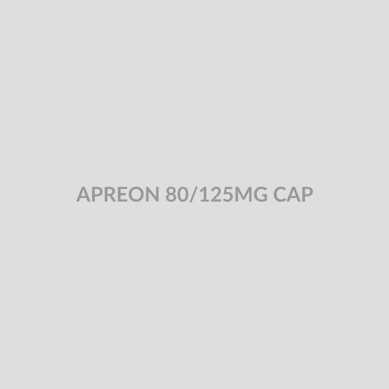 APREON 80/125MG CAP - Bolan Clinic Pharmacy