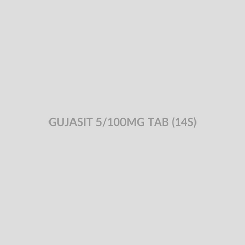 GUJASIT 5/100MG TAB (14S) - Bolan Clinic Pharmacy