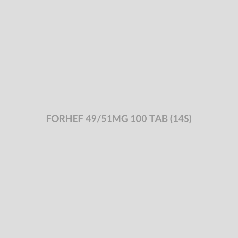 FORHEF 49/51MG 100 TAB (14S) - Bolan Clinic Pharmacy