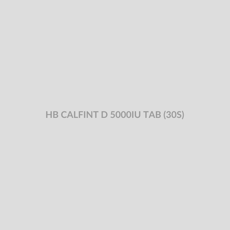 HB CALFINT D 5000IU TAB (30S) - Bolan Clinic Pharmacy